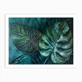 Tropical Leaves 129 Art Print