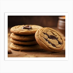 Chocolate Chip Cookies Art Print