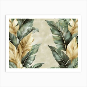 Tropical Leaves 23 Art Print