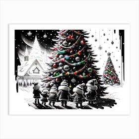 Christmas Tree 4 Art Print