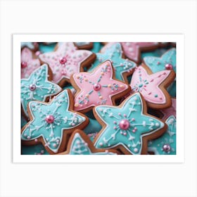 Christmas Cookies Gingerbread Art Print
