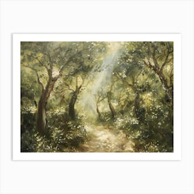 Path In The Woods 5 Art Print