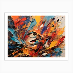 Abstract Painting Paintings Art Print 2 Art Print