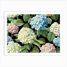 Hydrangeas 3 Art Print