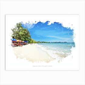 Independence Beach, Sihanoukville, Cambodia Art Print