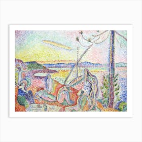 Matisse Beach Scene Art Print