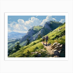 Day In The Mountains Art Print