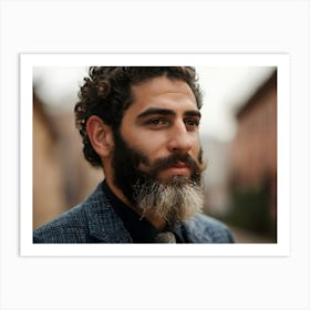 Jewish Man Portrait 07 Art Print