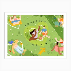 Heart Park Art Print