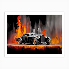 Hot Rod 1 Art Print