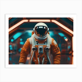 Astronaut In Space 1 Art Print