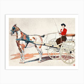 A Kentucky Breaking Cart (ca.1900), Edward Penfield Art Print