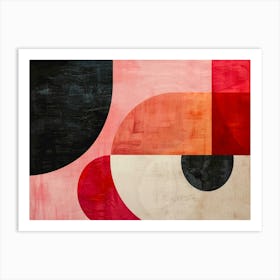 mid century modern art Art Print