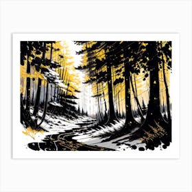 Forest Path 51 Art Print