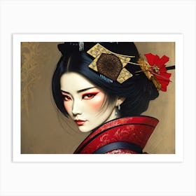 Geisha 19 Art Print