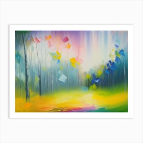 Rainbow Forest 2 Art Print