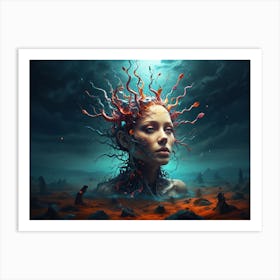 Purely Surreal Piece Of Art Art Print