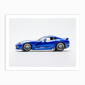 Toy Car Dodge Viper Blue Art Print