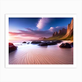 Imagined Beach #2 1 Art Print