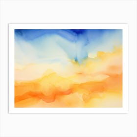 Sunset Elemental 4 Art Print