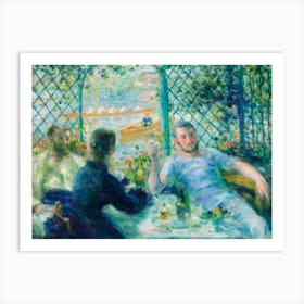 Lunch At The Restaurant Fournaise, Pierre Auguste Renoir Art Print