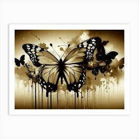 Butterfly Painting 70 Art Print