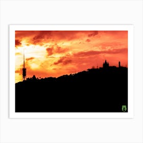 Sunset In Barcelona 20190913 70pub Art Print