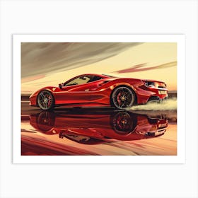 Ferrari 458 Italia Art Print