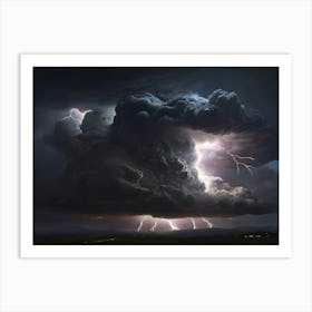 Lightning Storm 1 Art Print