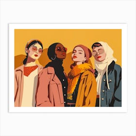 Islamic Women Art Print