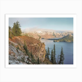 Crater Lake Overlook Art Print