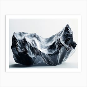 Abstract Rock Mountain Art Print