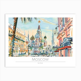 Moscow Art Print