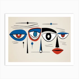 Three Eyes Art Print