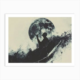 Man In The Moon 1 Art Print