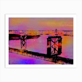 Bridge over Water Art Print