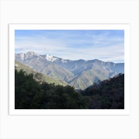 California Mountains Art Print