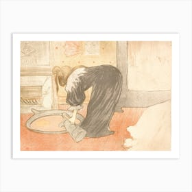 Femme Au Tub, Henri de Toulouse-Lautrec Art Print