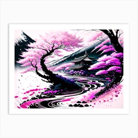 Sakura Blossoms 1 Art Print