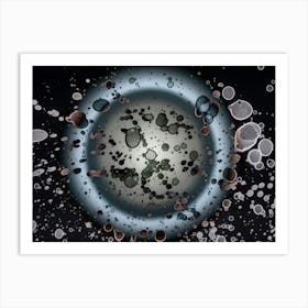 Abstraction Eclipse Of The Moon Art Print