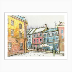 Lublin Old Town Art Print