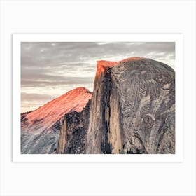 Half Dome Sunset Art Print