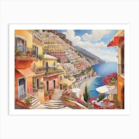 Positano Art Print