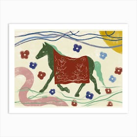 Horses_007 Art Print