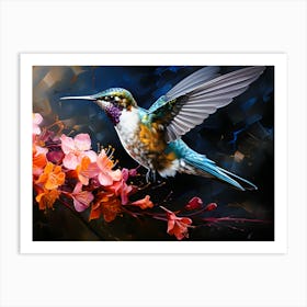 Twilight Wings Bird At Dusk Art Print