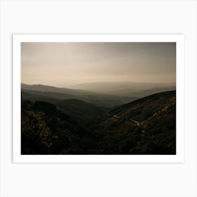Sunset Colors On The Mountains, Portugal Art Print