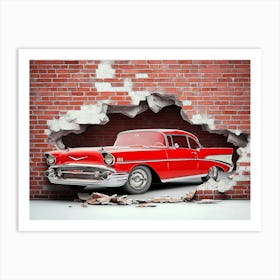 Chevrolet Bel Air Art Print