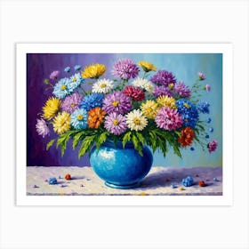 Chrysanthemums Art Print