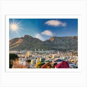 Cape Town table mountain Art Print