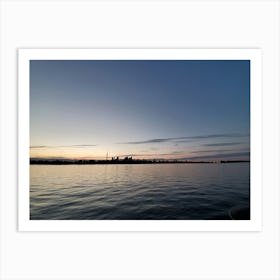 Sunset Over Toronto Art Print